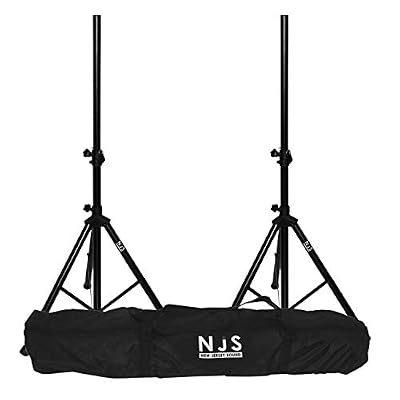 New Jersey Sound Kit de 2 pieds d'enceintes 35mm charge max 45 kg + sac de transport NJS063DE