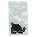 Haobase 25pcs Black Weft Clips 32mm for Hair Extensions and Wefts