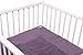 Koeka 77x97cm Sevilla Playpen Blanket (Aubergine/Soft Grey)