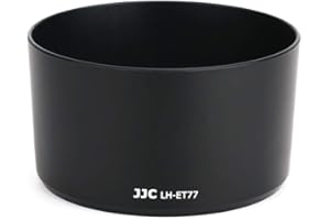 JJC Bagnetowa osłona obiektywu do aparatu Canon RF 85 mm f/2 Macro IS STM do aparatu Canon EOS R R5 R6 RP DSLR - Zastępuje maskę obiektywu Canon ET-77 DSLR Camera Photo Photography