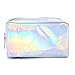 Produktbild Lamdoo Fashion Holografische Bleistift Tasche Kosmetik Make-up Tasche Aufbewahrungstasche Geldbörse mit Reißverschluss Silber Silber