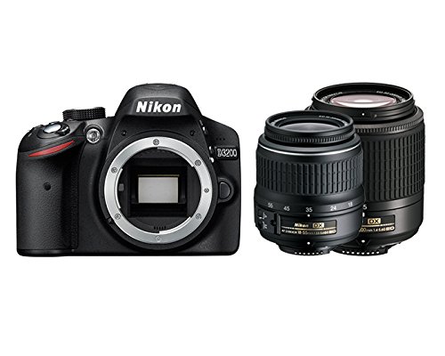 Nikon D3200 Spiegelreflexkamera, AF-S DX 18-55 II + 55-200 Nikon D3200 Spiegelreflexkamera, AF-S DX 18-55 II + 55-200