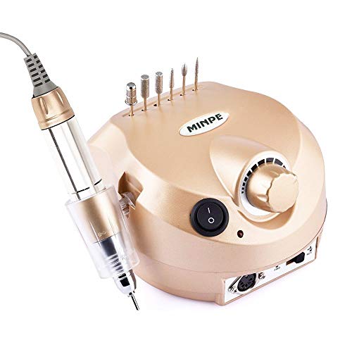 Macchina per trivellazione del chiodo, MINPE Professional Electric Drill Nail Organizer per manicure, acrilici, gel