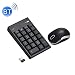 Produktbild (#75) 2.4GHz Wireless Mouse + 22 Keys Numeric Pan Keyboard for Computer PC Laptop (Black)