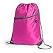 Produktbild TURNBEUTEL STRINGBAG BEUTEL JUTEBEUTEL GYM BAG TASCHE RUCKSACK SACK SPORTBEUTEL. FARBE FUCHSIA - LETZTE EINHEITEN LIQUIDATION