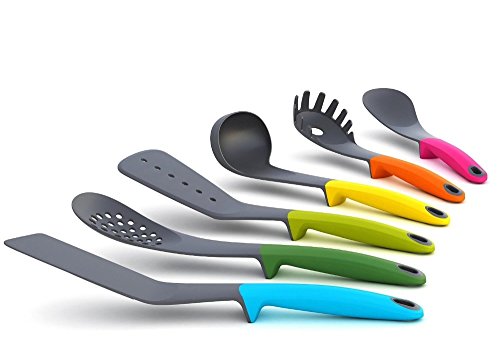 Saveur Royal® 7 Stück Set Küchenzubehör Küchenhelfer Küchenutensilien mit rotierendem Karussell - 2