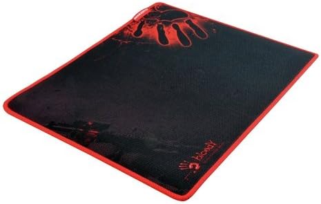 BloodyA4tech B-081 – Mouse Mat (Black, Monotone, Fabric, Rubber, Universal, 35 cm, 28 cm)