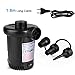 Produktbild Deeplee Elektrische Luftpumpe Multifunktion Elektropumpe,2 in 1 Inflate und Deflate Elektrische Pump mit 3 Luftdüse für aufblasbare Matratze,Kissen,Bett,Boot,Schwimmring