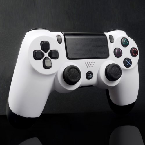 PS4 Oberschale für Dualshock 4 Controller – Soft Touch weiß - 5