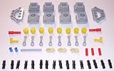 LEGO TECHNIC 55-teiliges Set f�r einen 8 Zylinder Motor wie im Set 42000. - Lego
