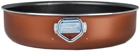 Alluflon Non-Stick Tin Cake Sheet, Diameter 28 cm, Aluminum, Orange