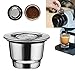 Produktbild TianranRT Edelstahl Stahl Kaffee Filter wiederverwendbar Kaffee Kapsel Make For Nespresso