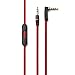 Price comparison product image iProtect Replacement Cable for Dr. Dre Monster Beats with Microphone and Volume Control in Red