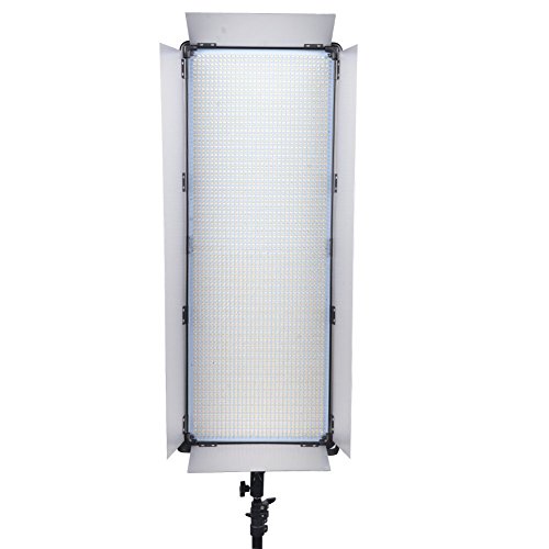 Yidoblo Professional Dimmable Bi-color LED Video Lighting with U Bracket,Barndoors for Studio Youtube Photography Lights,Durable Metal Frame, 068 LED Beads,3200K-5500K,DMX512