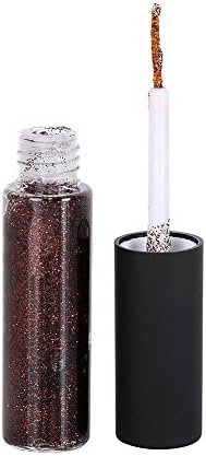 Prettyuk Glitter Liquid Eyeliner Waterproof Makeup Eyeliner Eyeshadow (Bronze)