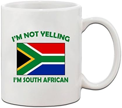 Not Yelling South African South Africa South Africans Coffee Tea Mug Cup - Holiday Christmas Hanukkah Gift for Men &amp; Women