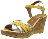 tamaris keilabsatz stiefel Vesila Tamaris Damen 1-1-28320-32 Plateausandalen, Gelb (Sun/Lt. Gold 670), 40 EU