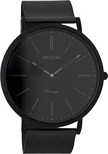 Oozoo Men's Digital Quartz Watch with Stainless Steel Bracelet – C7384
