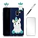 Produktbild Samsung Galaxy A5 2018 Hülle, LaiXin Handytasche Case Cover Ultra Schlank Dünn TPU Gel Gummi Weiche Haut Silikon Schutzhülle Marine Abdeckung+EingabestiftTouchstift+Displayschutzfolie-Einhorn