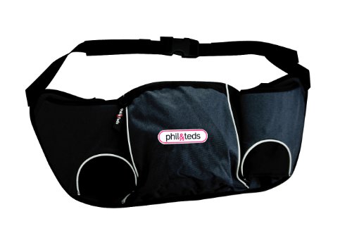 Phil & Teds Hang Bag & Belt in Black