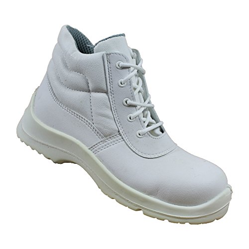 S2 SRC Sicherheitsschuhe Arbeitsschuhe Kochschuhe Laborschuhe hoch weiss B-Ware