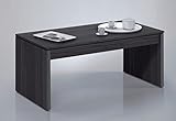 Mesa o mesita de centro elevable para salon o comedor en gris ceniza, 100x50x43cm