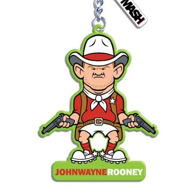 Weenicons - Popmash porte-clés PVC John Wayne Rooney