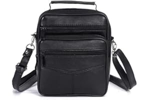 YOJAN PIEL Bandolera de Piel | con Correa Ajustable | Resistente y Duradera | Para Hombre o Mujer | Perfecta Para el Uso Cotidiano | Suave y Cómoda de Llevar