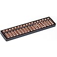 HEALLILY Bead Arithmetic Abacus 17 Digits Rods Abacus Soroban Abacus Math Chinese Japanese Calculator Counting Tool Kids Calculating Tool for Students Accountants