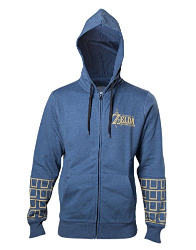 Preisvergleich Produktbild Zelda Breath of the Wild Hoodie -L- Gold Game Logo