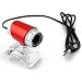 TOOGOO R USB 5.0 Mega Pixel Webcam Camera With Crystal Clip for Laptop PC Red RS.1108.00