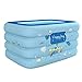 Produktbild Aufblasbare Kleinkind Kind Schwimmbad Badewanne Faltbare Familie Dusche Pool Tragbare Rutschfeste 140 * 105 * 75cm Rechteckig