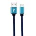 Produktbild Sunhoyu 3A Schnelles Ladegerät Kabel Typ C Kabel Geflochtene Power Bank Kabel Für Samsung Galaxy S9 S8 Xiaomi Huawei Mate 20/10/9 P20 / P10 / P9 Android Smartphones Tablet PCs