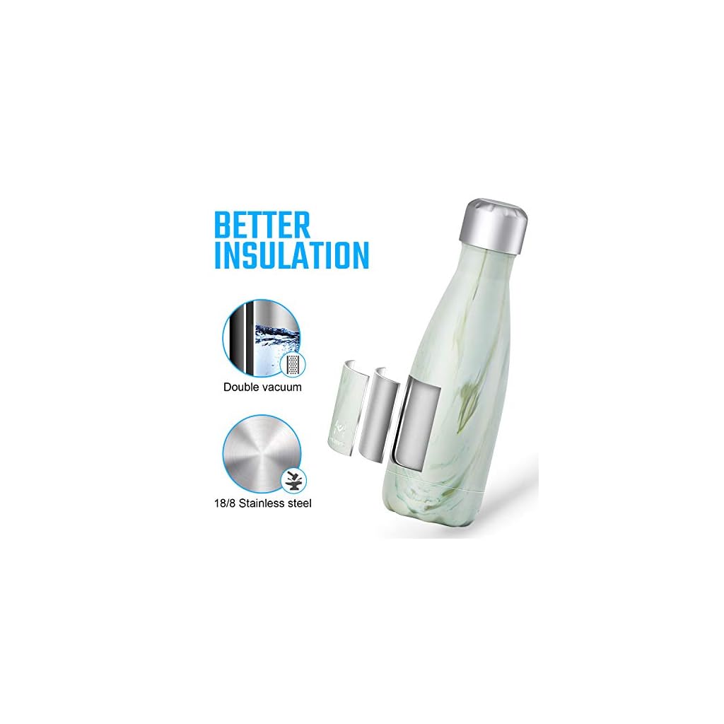 Borraccia Termica OUTAD 500ml – Acciaio Inox Doppia Parete, Isolamento Sottovuoto, Colore Rosso, Tappo A Vite