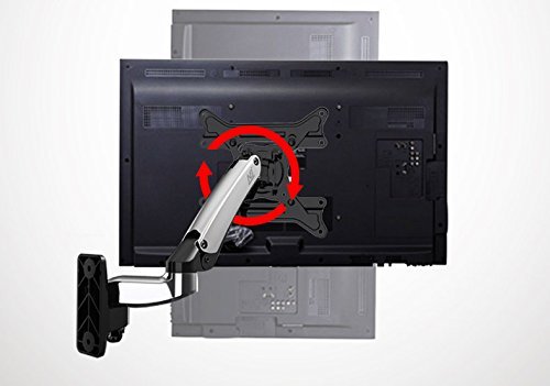 F150 TV / Bildschirm Wandhalterung fuer 17″ – 27″ LED LTD Plasma Bildschirm Monitor Hoehe verstellbar schwenkbar neigbar mit Gasdruckfedergelenk - 4