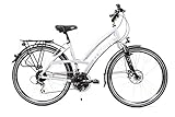 karcher damen alu-trekking fahrrad ✅ leichter und verwindungssteifer Aluminiumrahmen | Farbe: grau-matt | Rahmenhöhe: 48 cm