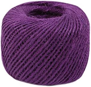 BESTIKM INCUK 50M Jute Twine String for Wedding Card,Gift Wrapping Decoration,Price Tag,DIY Craft Scrapbooking,Floristry