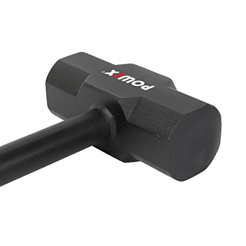 Gym Hammer Gewichthammer von POWRX – 6 kg bis 30 kg – Schwarz – Functional Fitness - 6