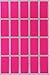 Produktbild Sticker Neon Pink 40 mm x 19 mm rechteckige Aufkleber – in verschiedenen Farben Größe 4 cm x 1,9 cm viereckige Etiketten 100 Vorteilspack von Royal Green