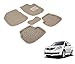 Auto Hub Premium 3D Car Mats For Maruti Suzuki SX4 - Beige RS.1149.00