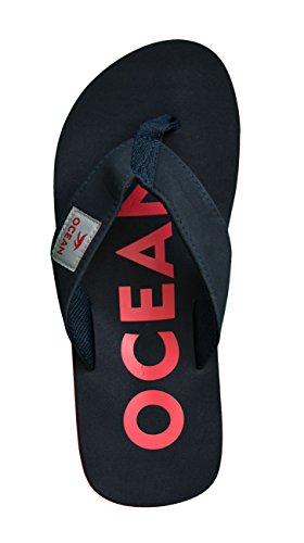 MADSea Zehenstegpantolette Ocean – dunkelblau / rot - 3