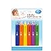 First Steps Pack of 6 Baby Bath Crayons for Fun in Bath - Non Toxic Bath Toys
