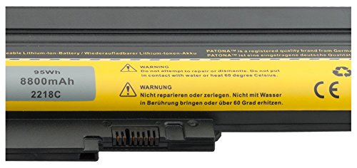 *8800mAh* PATONA AKKU IBM R60 T60 R61 T61 T500 R500 W500 Z60 40Y6795 40Y6797 40Y6799 - 5
