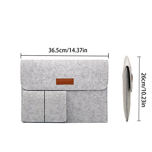 VANCOO 13-13 3 Zoll Laptop H  lle Laptop Tasche Tragetasche Aktenkoffer Tragetasche mit Maus Tasche   Power Tasche f  r 12 9 iPad Pro   MacBook Air   