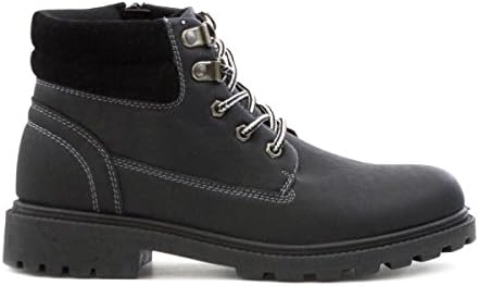 DemoMax - Demo Max Boys Black Lace Up Ankle Boot