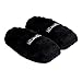 Produktbild Thermo Sox aufheizbare Hausschuhe für Mikrowelle und Ofen - Mikrowellenhausschuhe Wärmepantoffeln Wärmehausschuhe Wärmeschuhe Fußwärmer Supersoft, Farbe:Schwarz, Größe:41/45 EU (L)