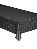 Papel. Mantel en rollo, papel aDamascado, negro