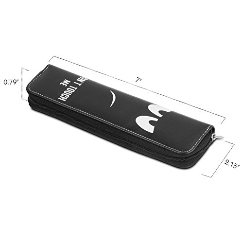 MoKo Hülle für Apple Pencil – Premium PU Leder Tasche Stiftschlaufe Stift Schleife Sleeve Cover Schreibzeug Schreibgerät Beutel mit eingabauter Tasche und Halter für Apple iPad Pro Pencil / Pen, Dont Touch - 6