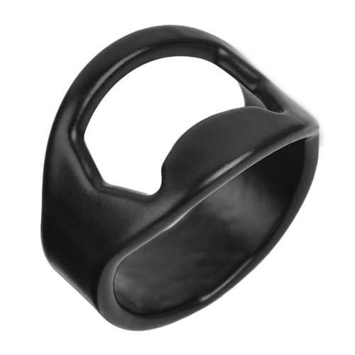 RING Flaschenöffner, Schwarz