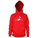 Produktbild Milchstraße - Herren Hooded Sweater, Größe: XL, Farbe: rot